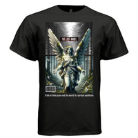 Marble angel wandering dark forest fallen grace spiritual search oversized faith streetwear shirt Project Hood