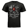 Angels guard our hearts scripture verse graphic tee urban faith Project Hood
