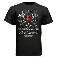 Angels guard our hearts scripture verse graphic tee urban faith Project Hood