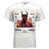Devil demon fire heaven hell collide Forbidden gothic font bold dark t-shirt Project Hood