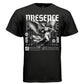 Angel violinist divine presence black and white oversized unisex t-shirt Project Hood