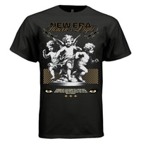 Heaven's Light new era cherub angels forward motion eye motif faith tee Project Hood
