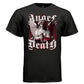 Angel of Death marble angel armed divine justice red gothic streetwear oversized unisex tee Project Hood