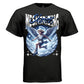 Skaters angel ice skating divine freedom heaven clouds blue and white oversized unisex t-shirt Project Hood