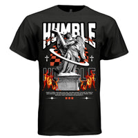 Humble marble angel fire checkerboard I hate imitation reverence for individuality rebel quote oversized unisex streetwear tee Project Hood