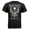 Harbinger winged skull gothic art death is not the end higher state new birth MMXII roman numerals faith rebirth tee oversized unisex Project Hood
