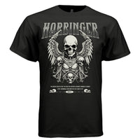 Harbinger winged skull gothic art death is not the end higher state new birth MMXII roman numerals faith rebirth tee oversized unisex Project Hood