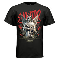 light in darkness graffiti angel oversized faith tee Project Hood