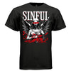 broken angel red poppies dark faith streetwear Project Hood