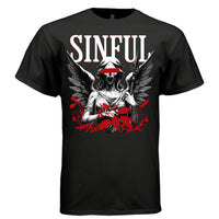 broken angel red poppies dark faith streetwear Project Hood