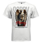 marble angel wings kneeling sorry script red text tee Project Hood
