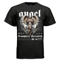 urban gothic angel tee rose tattoo celestial design Project Hood