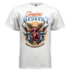 red angel ascending golden halo faith streetwear tee Project Hood