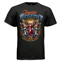 faith sunburst wing spread divine trio streetwear tee Project Hood
