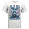 angels sing teal blue winged figure oversized tee Project Hood
