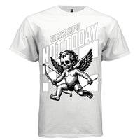 dark skull cherub wings woodcut style oversized streetwear Project Hood