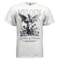 divine musician angel playing violin celestial grey streetwear Project Hood
