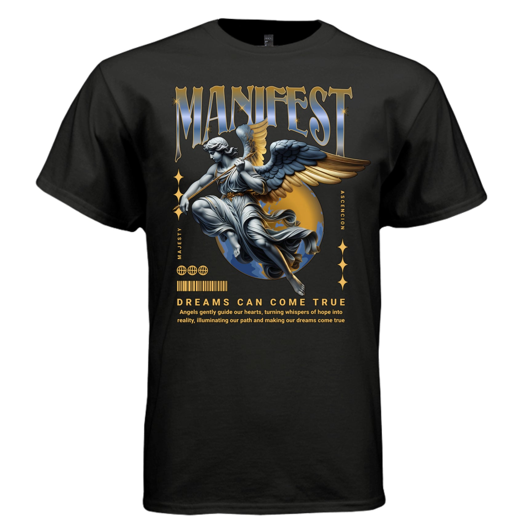 celestial angel globe ascension majesty oversized unisex shirt Project Hood