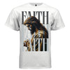 faith layered grey letters jesus portrait streetwear bold graphic Project Hood