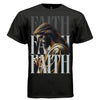 faith fades from bold to ghost jesus in prayer portrait DTG tee Project Hood