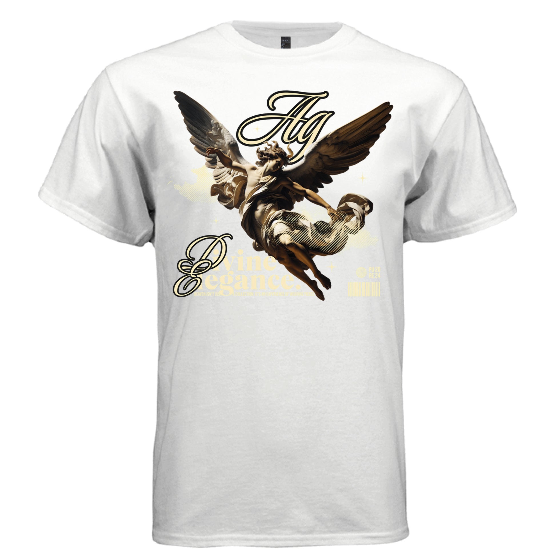 flying angel baroque wings cream and gold divine elegance streetwear Project Hood