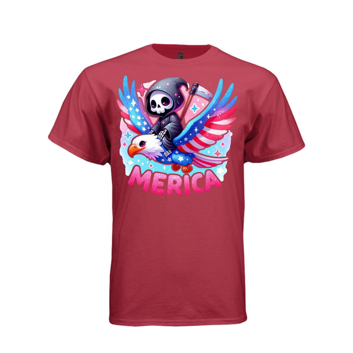 Candy Reaper Cartoon Reaper Unisex Streetwear Tee - 526