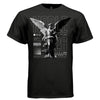 NOBLE Angel Warrior Sword B&W Archangel Oversized Streetwear T-Shirt | Project Hood 142 - Project Hood