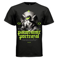 PANORAMIC PORTRAYAL Angel Rose Gothic Neon Oversized Streetwear T-Shirt | Project Hood 106 - Project Hood