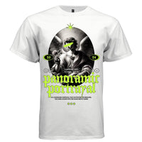 PANORAMIC PORTRAYAL Angel Rose Gothic Neon Oversized Streetwear T-Shirt | Project Hood 106 - Project Hood