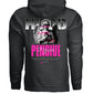 PENSIVE Pink Angel Rose Blindfolded Halo Oversized Hoodie | Project Hood 132 - Project Hood
