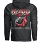PLAYING WITH FIRE Red Devil Graphic Oversized Hoodie | Project Hood 203 - Project Hood