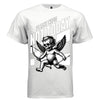 PLEASE CUPID NOT TODAY Skull Cherub Bow Arrow Oversized Streetwear T-Shirt | Project Hood 192 - Project Hood