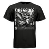PRESENCE Angel Violin Divine Monochrome Oversized Streetwear T-Shirt | Project Hood 165 - Project Hood