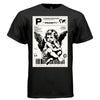 PRIORITY Express Worldwide Angel Cherub Waybill Oversized Streetwear T-Shirt | Project Hood 107 - Project Hood