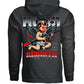 REBIRTH Bleeding Cherub Rifle Halo Red Oversized Hoodie | Project Hood 110 - Project Hood