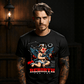 REBIRTH FOR YOU Cherub Angel Dark Wings Oversized Streetwear T-Shirt | Project Hood 110 - Project Hood