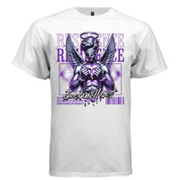 RESILIENCE Broken Heart Blindfolded Angel Handcuffs Oversized Streetwear T-Shirt | Project Hood 111 - Project Hood