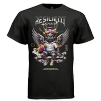 RESILIENT SPIRIT Cyber Robot Angel Floral Oversized Streetwear T-Shirt | Project Hood 167 - Project Hood