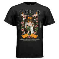 Romance Angel Graphic T-Shirt | Gothic Streetwear | Forever Love Quote | Project Hood 22 - Project Hood