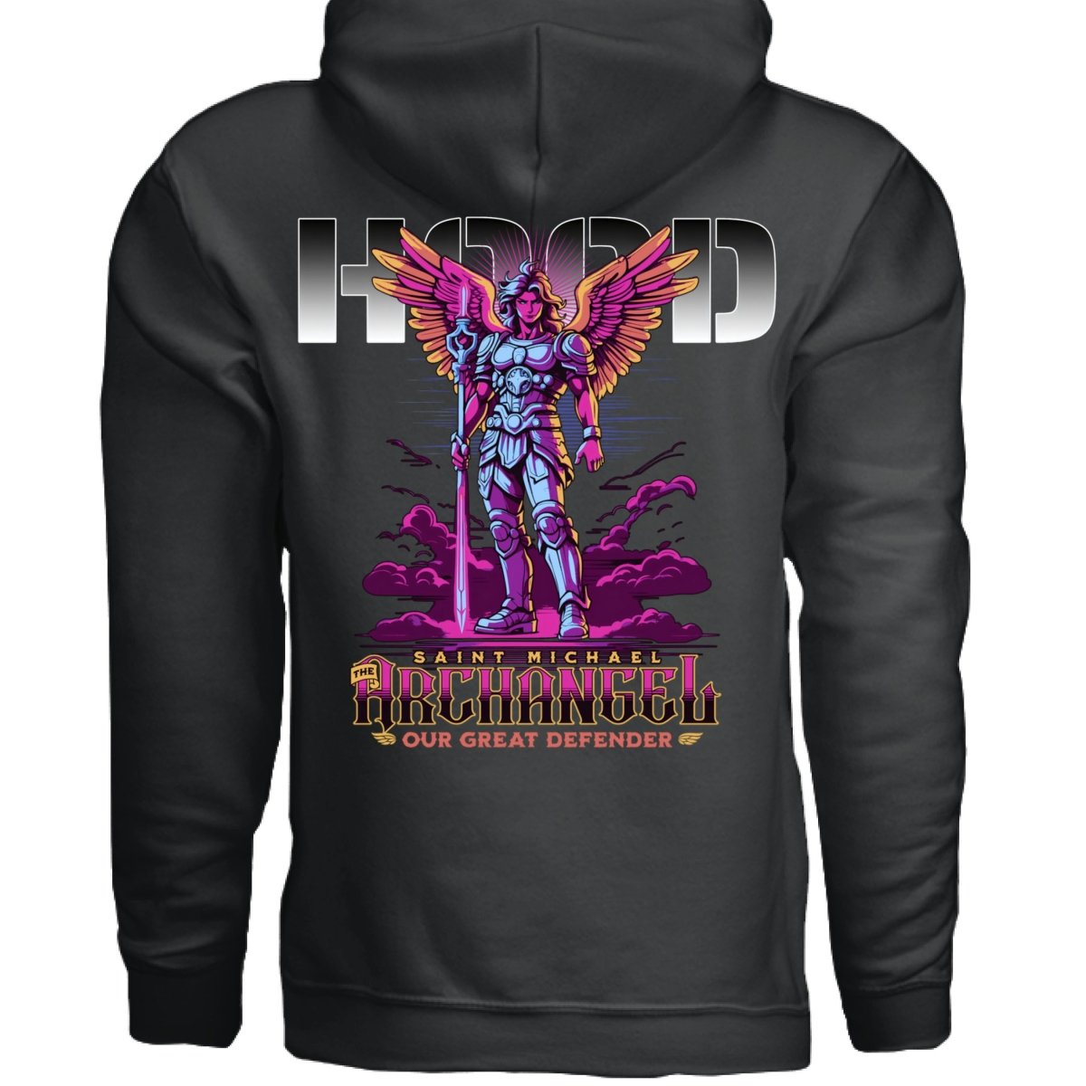SAINT MICHAEL THE ARCHANGEL Our Great Defender Graphic Oversized Hoodie | Project Hood 194 - Project Hood