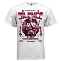 SILENCE Fallen Angel Graphic T-Shirt | Gothic Y2K Streetwear | The Worth in Silence | Project Hood | 37 - Project Hood