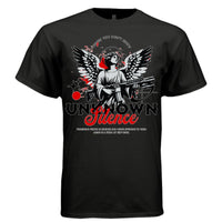Silence Things You Don't Know Angel Rifle Graphic Tee | Project Hood 79 - Project Hood