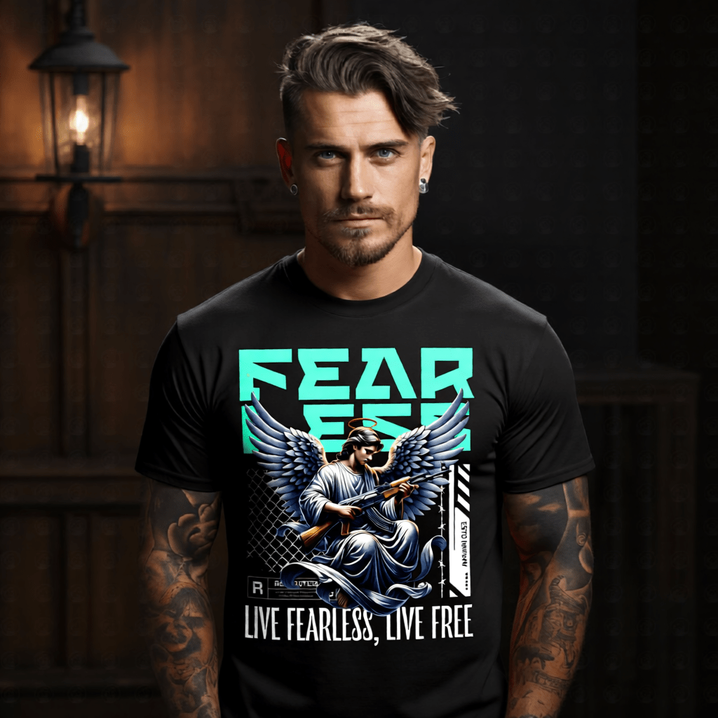 SILENT VIGIL Graveyard Guardian Skull Angel Ravens Oversized Streetwear T-Shirt | Project Hood 94 - Project Hood