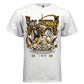SOLITUDE Gold Skeleton Angels Trumpeters Marble Oversized Streetwear T-Shirt | Project Hood 122 - Project Hood