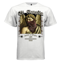 St. Gangsta London to Mexico Bandana Angel Graphic Tee | Project Hood 76 - Project Hood
