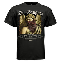 St. Gangsta London to Mexico Bandana Angel Graphic Tee | Project Hood 76 - Project Hood