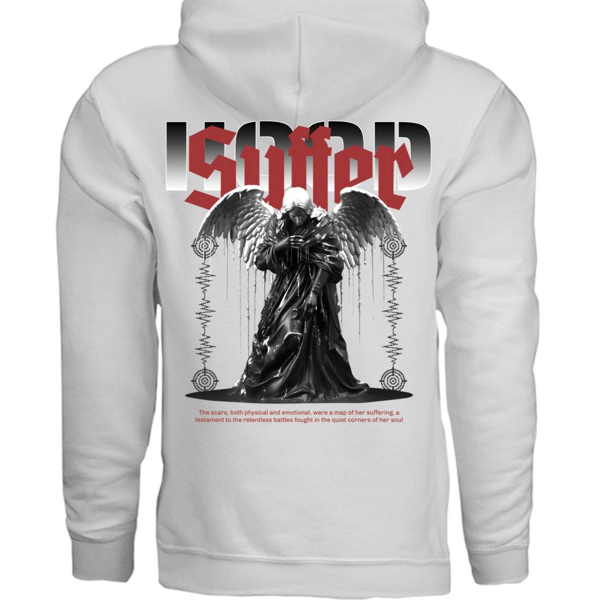 SUFFER Dark Angel Wings Oversized Hoodie | Project Hood 54 - Project Hood