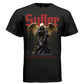 SUFFER Dark Gold Angel Black Drip Kintsugi Oversized Streetwear T-Shirt | Project Hood 174 - Project Hood
