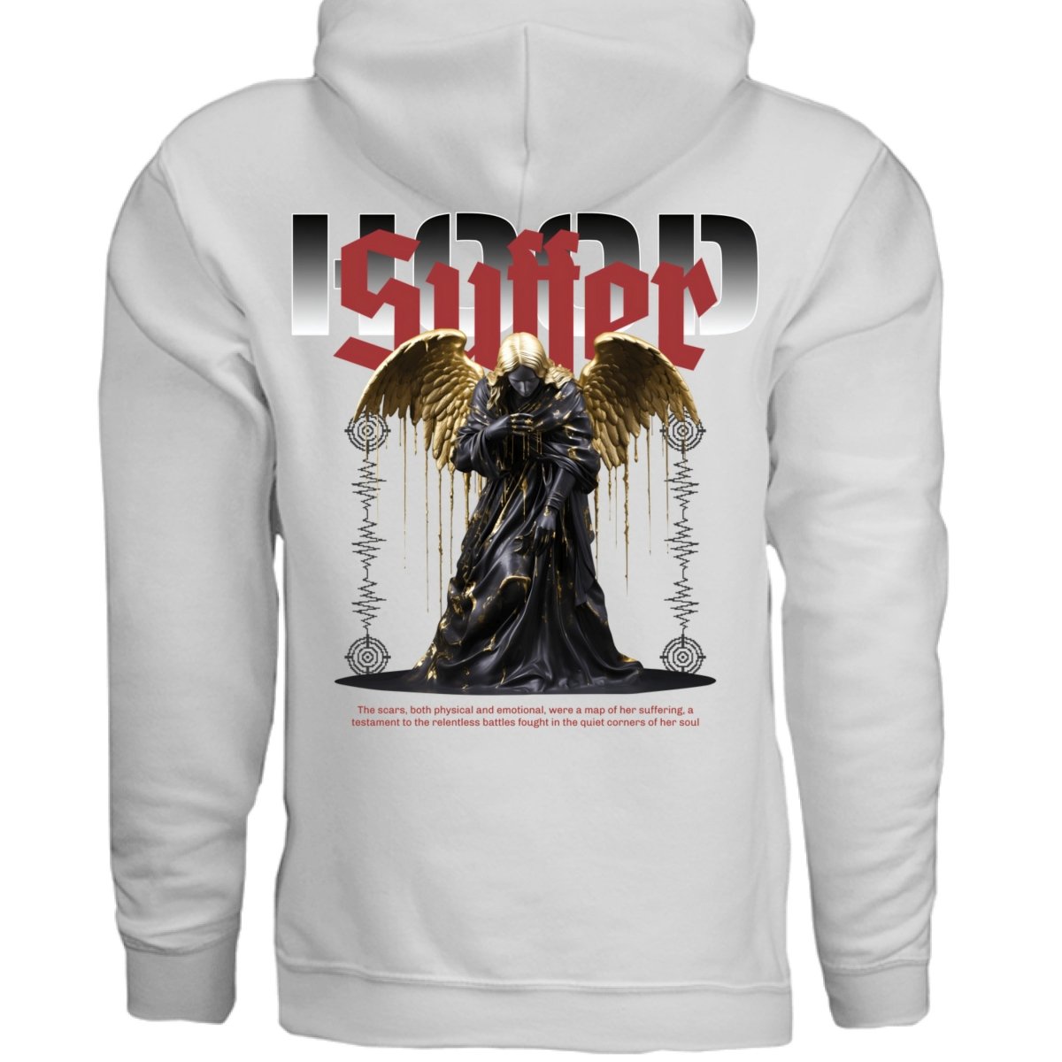 SUFFER Gilded Angel Graphic Oversized Hoodie | Project Hood 174 - Project Hood