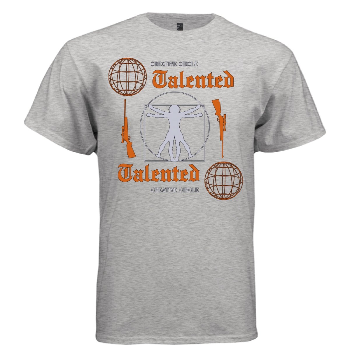TALENTED Y2K Vitruvian Man Graphic T-Shirt | Unisex Streetwear 342 - Project Hood